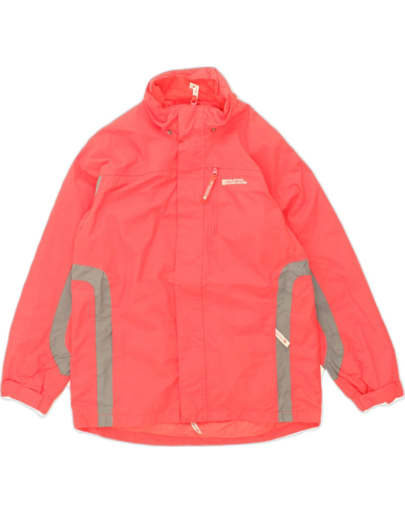 MOUNTAIN WAREHOUSE Boys Windbreaker Jacket 11-12 Years Orange Colourblock | Vintage Mountain Warehouse | Thrift | Second-Hand Mountain Warehouse | Used Clothing | Messina Hembry 