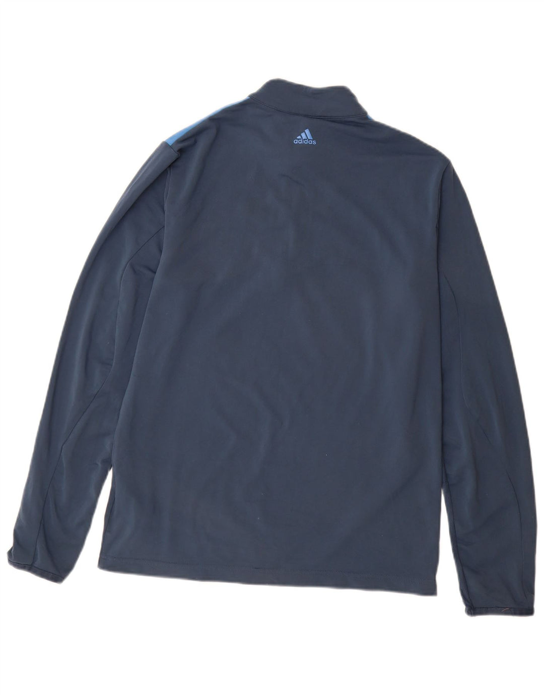 Adidas Mens Climacool Pullover Tracksuit Top Small Navy Blue Colourblock