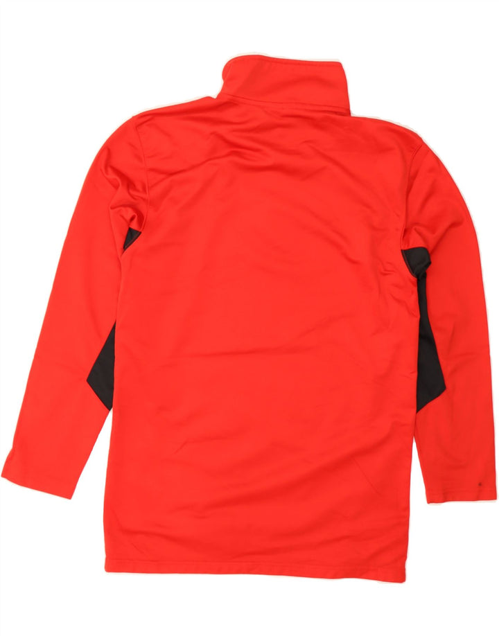 RUSSELL ATHLETIC Boys Pullover Tracksuit Top 14-15 Years Red Colourblock Vintage Russell Athletic and Second-Hand Russell Athletic from Messina Hembry 