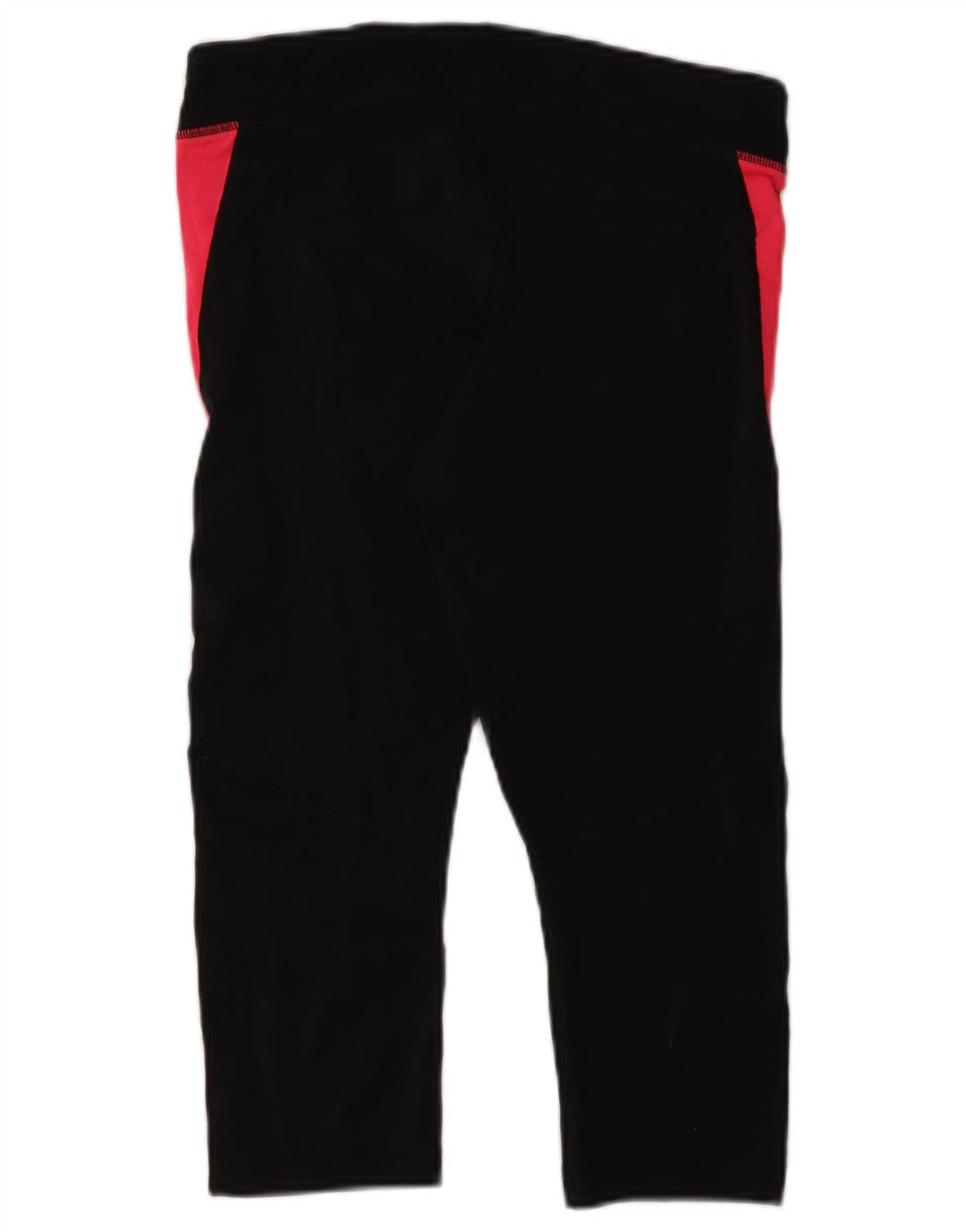 Under Armour Womens Capri Leggings UK 16 Large  Black Colourblock