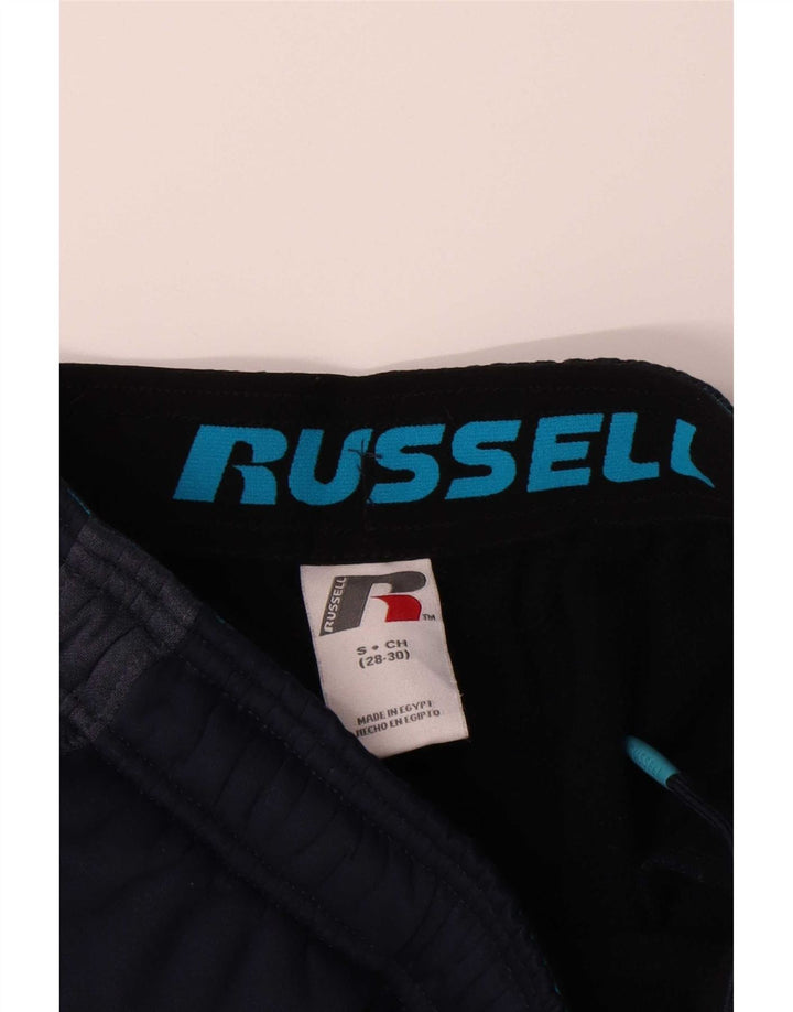 Russell Athletic Mens Tracksuit Trousers Small Navy Blue Polyester
