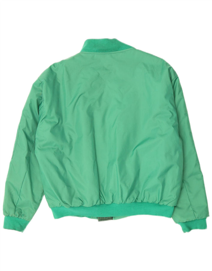 John Deere Mens Loose Fit Bomber Jacket UK 38 Medium Green Polyamide