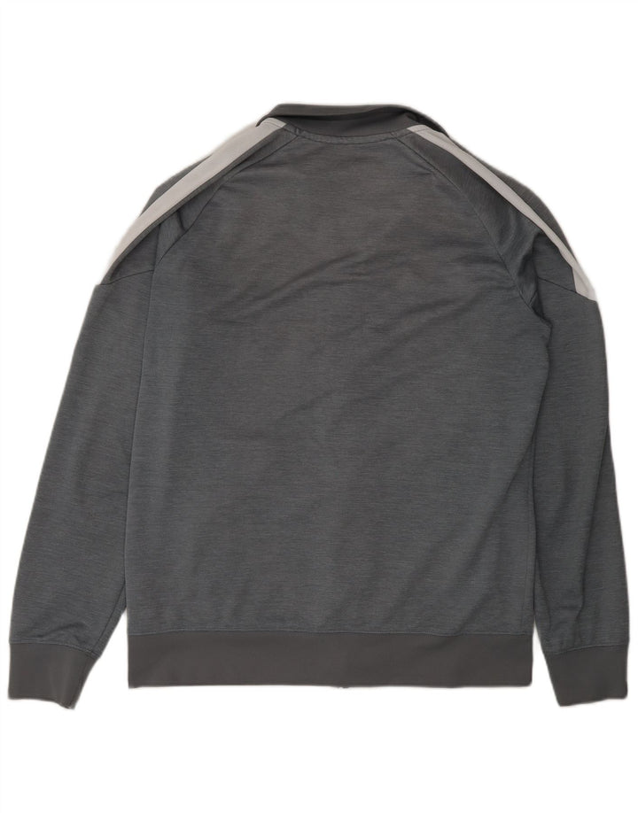 Nike Mens Dri Fit Regular Tracksuit Top Jacket Medium Grey Colourblock