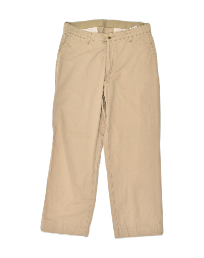 WRANGLER Mens Straight Chino Trousers W32 L28 Beige Cotton | Vintage Wrangler | Thrift | Second-Hand Wrangler | Used Clothing | Messina Hembry 