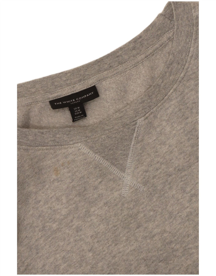 The White Company Womens Sweatshirt Jumper UK 14 Medium Grey