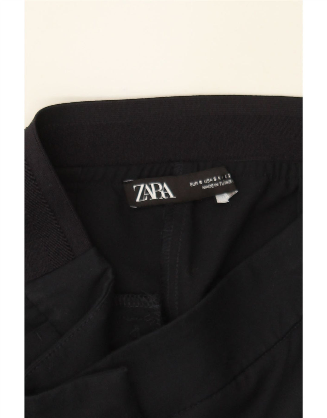 ZARA Womens Slim Chino Trousers Small W27 L27 Navy Blue Vintage Zara and Second-Hand Zara from Messina Hembry 