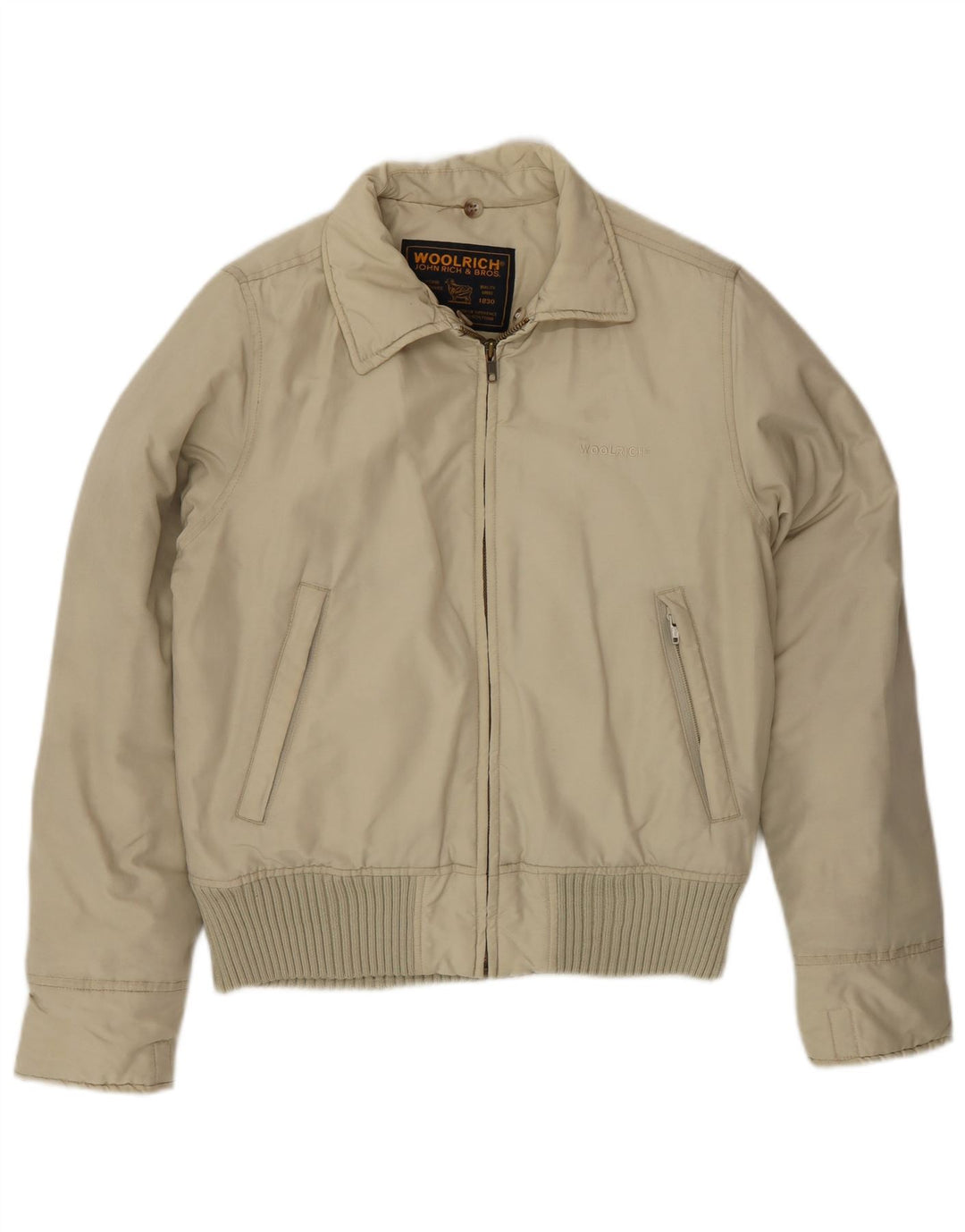 Woolrich Womens Padded Jacket UK 38 Medium Beige