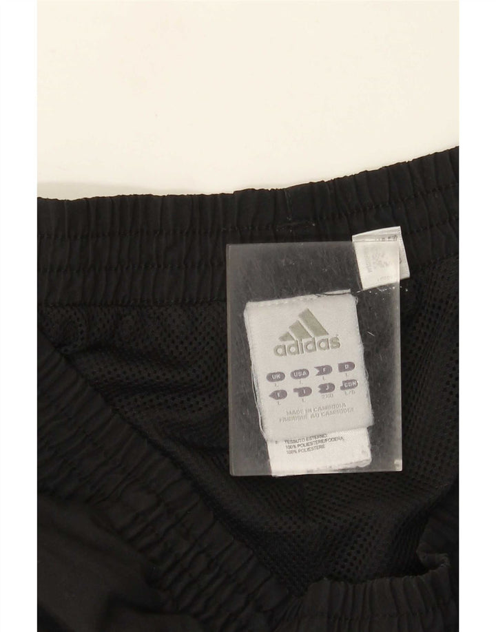Adidas Mens Tracksuit Trousers Joggers Large Black Polyester