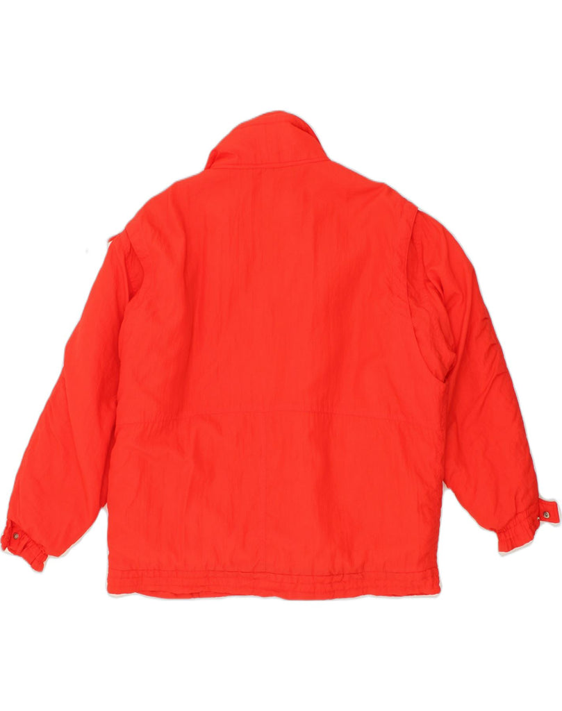 VINTAGE Womens Oversized Windbreaker Jacket IT 44 Medium Red Polyester | Vintage Vintage | Thrift | Second-Hand Vintage | Used Clothing | Messina Hembry 