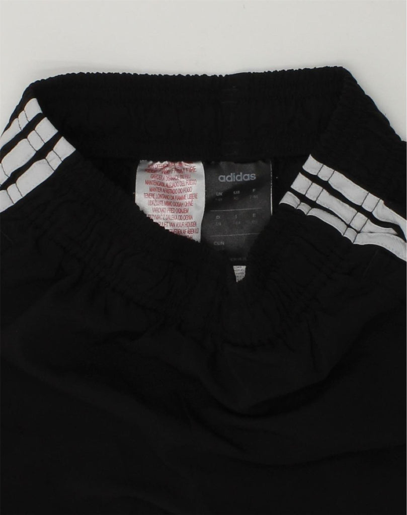 ADIDAS Boys Sport Shorts 7-8 Years XS Black Polyester | Vintage Adidas | Thrift | Second-Hand Adidas | Used Clothing | Messina Hembry 