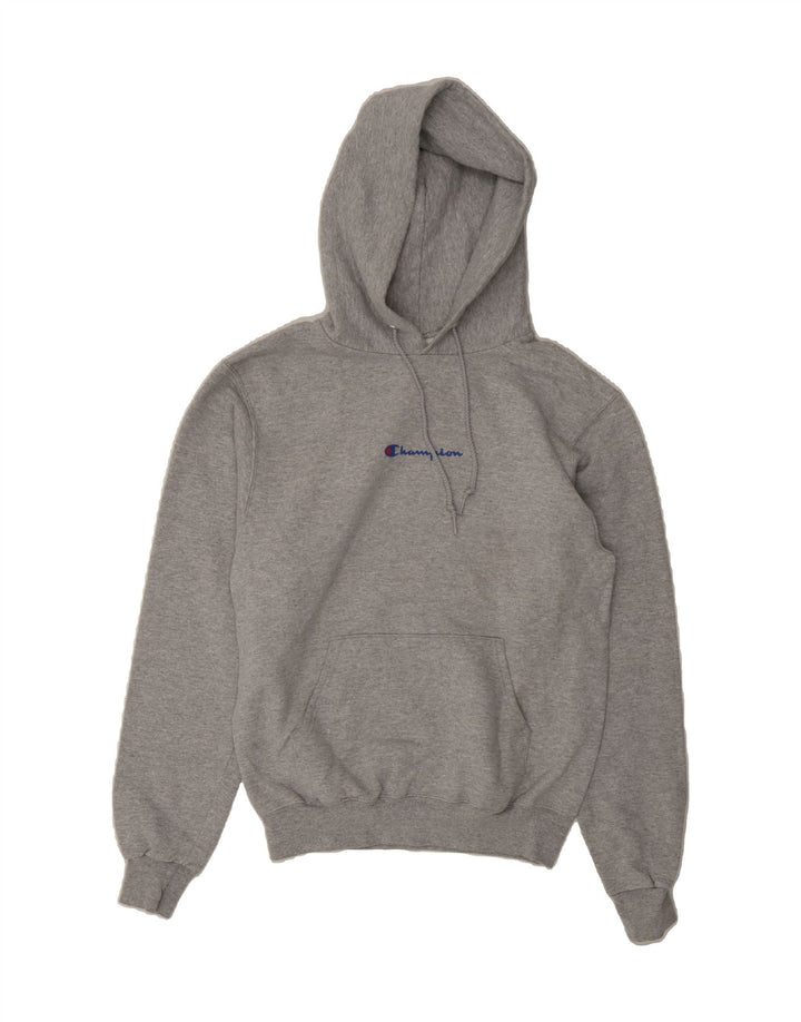 CHAMPION Mens Hoodie Jumper Small Grey Vintage Champion and Second-Hand Champion from Messina Hembry 