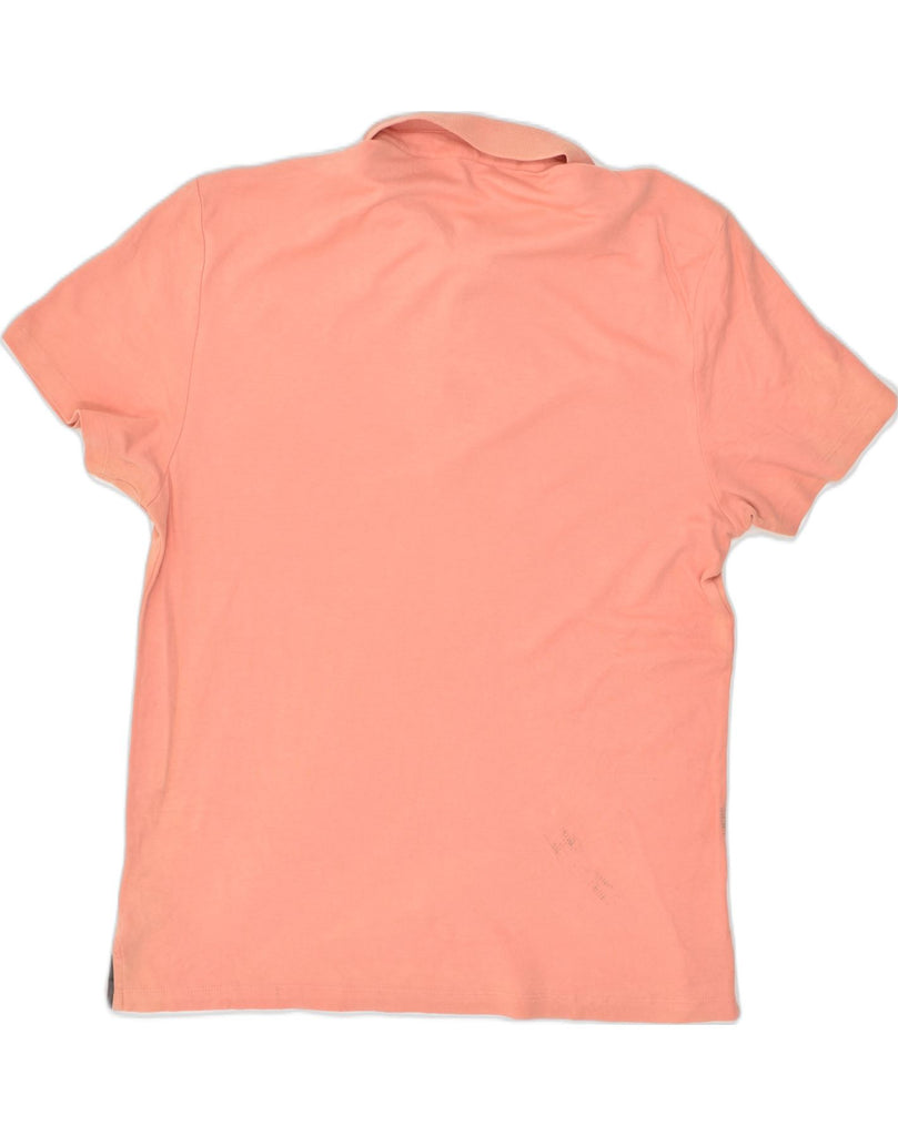 CALVIN KLEIN Mens Polo Shirt Medium Pink Cotton | Vintage Calvin Klein | Thrift | Second-Hand Calvin Klein | Used Clothing | Messina Hembry 