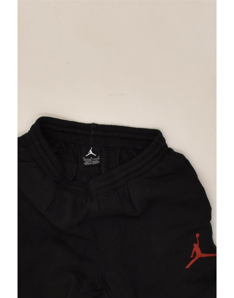 JORDAN Boys Tracksuit Trousers 10-11 Years Medium Black Cotton | Vintage Jordan | Thrift | Second-Hand Jordan | Used Clothing | Messina Hembry 