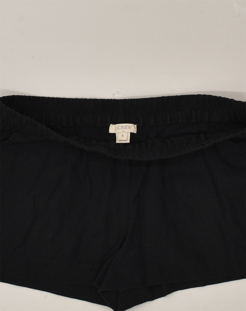 J. CREW Womens Hot Pants US 4 Small W30  Black Cotton | Vintage J. Crew | Thrift | Second-Hand J. Crew | Used Clothing | Messina Hembry 