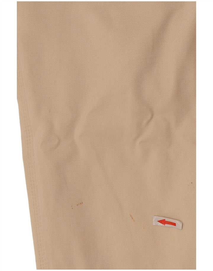Peter Hadley Mens Pegged Chino Trousers IT 48 Medium W32 L33 Beige Cotton