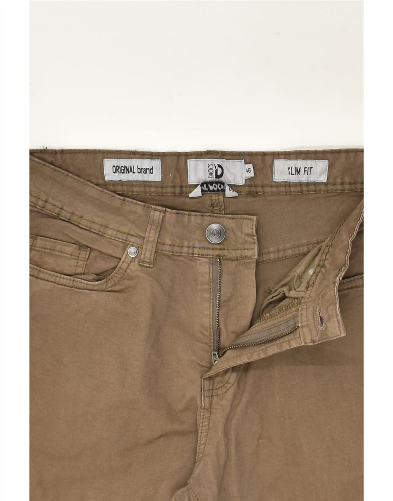 DACK'S Mens Slim Jeans IT 46 Small W28 L30  Brown Cotton | Vintage Dack's | Thrift | Second-Hand Dack's | Used Clothing | Messina Hembry 