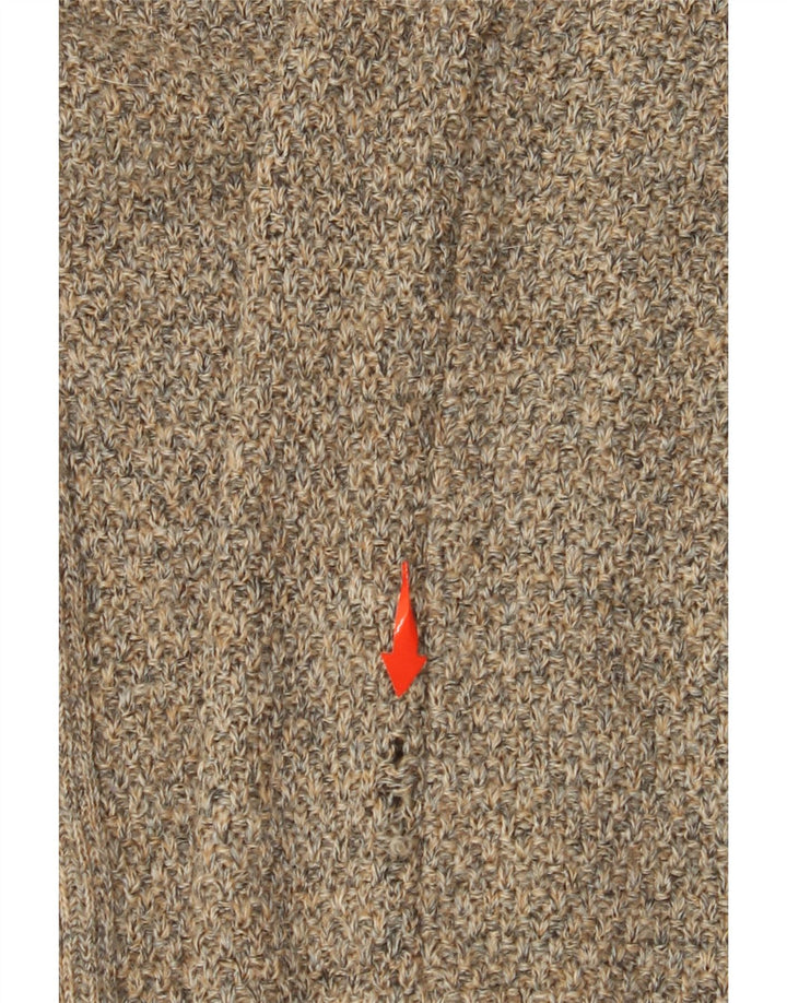 C&A Mens Loose Fit Sleeveless Cardigan Sweater IT 46 Small Grey Acrylic