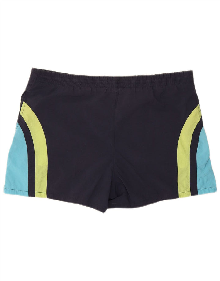 Fila Mens Swimming Shorts IT 50 Medium  Navy Blue Colourblock