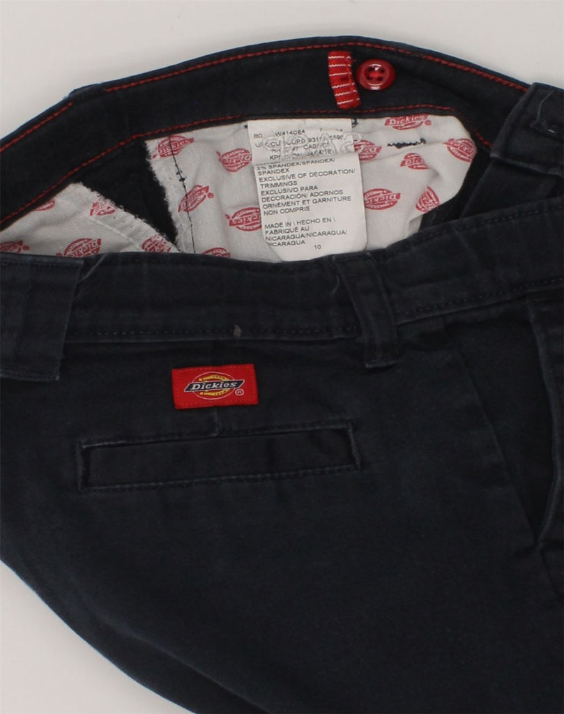 DICKIES Girls Straight Casual Trousers 9-10 Years W24 L24  Navy Blue | Vintage Dickies | Thrift | Second-Hand Dickies | Used Clothing | Messina Hembry 