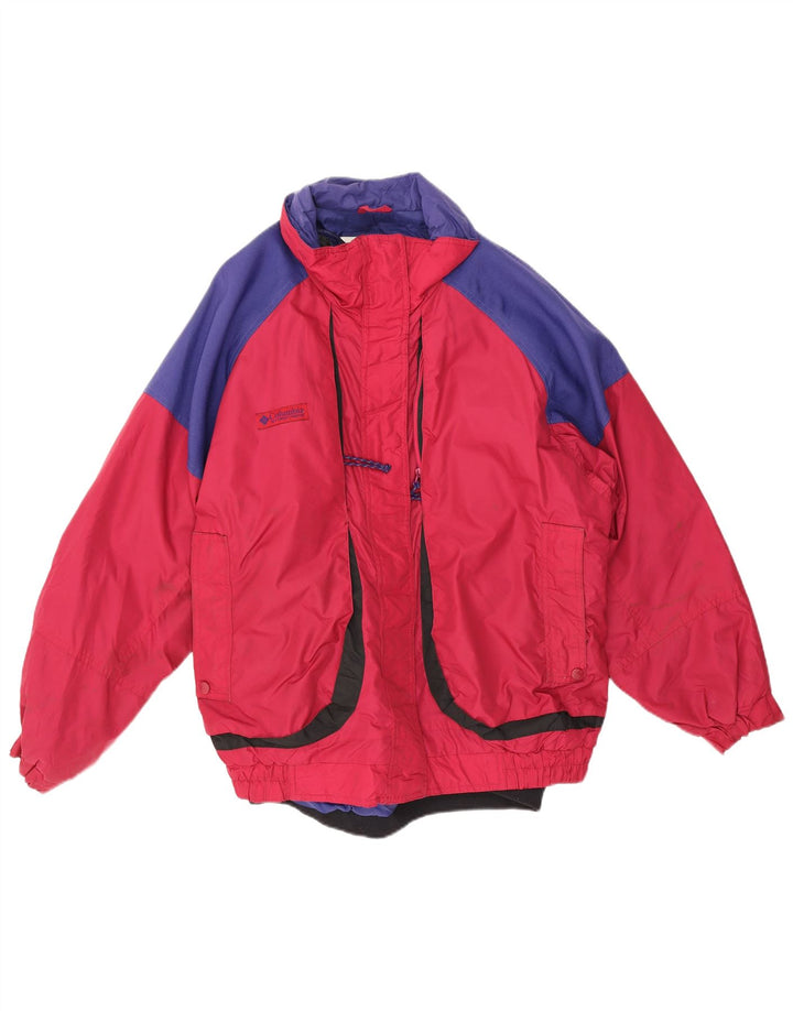 Columbia Mens Ski Jacket XL Red Colourblock