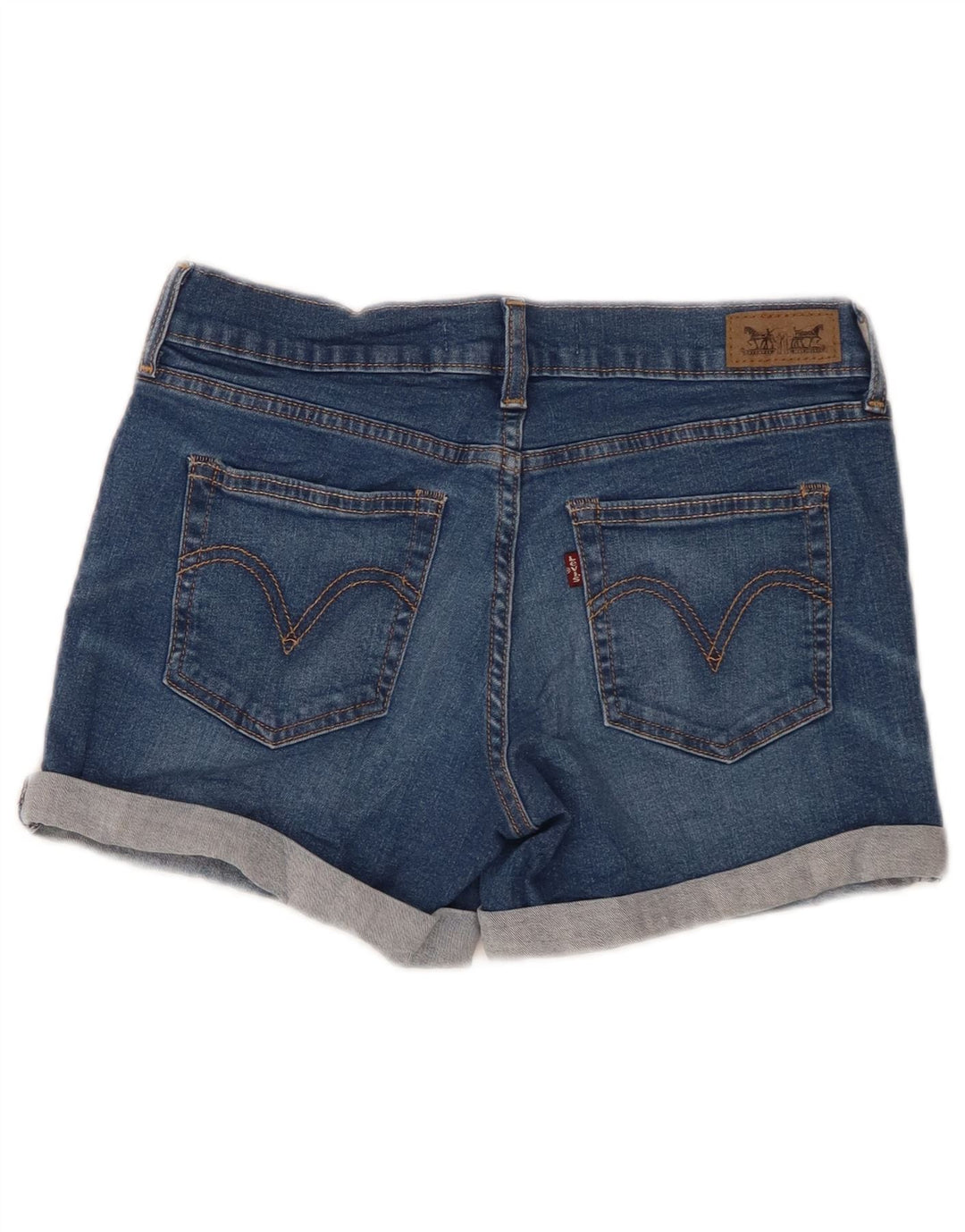 LEVI'S Womens Denim Shorts W26 Small Blue Cotton