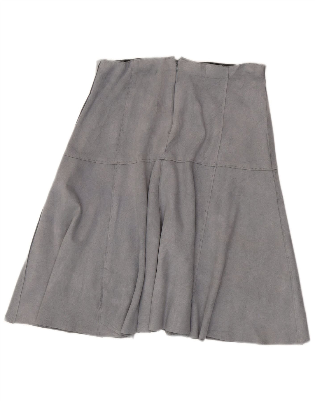 Zara Womens Suede Skirt Large W30  Blue