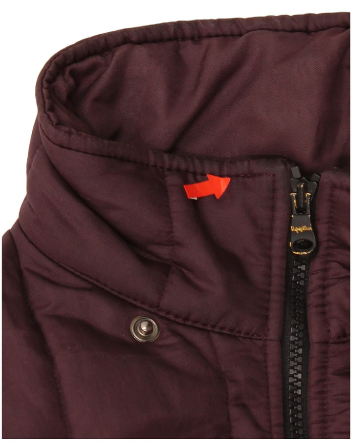 Refrigiwear Womens Padded Jacket UK 12 Medium Purple Polyamide