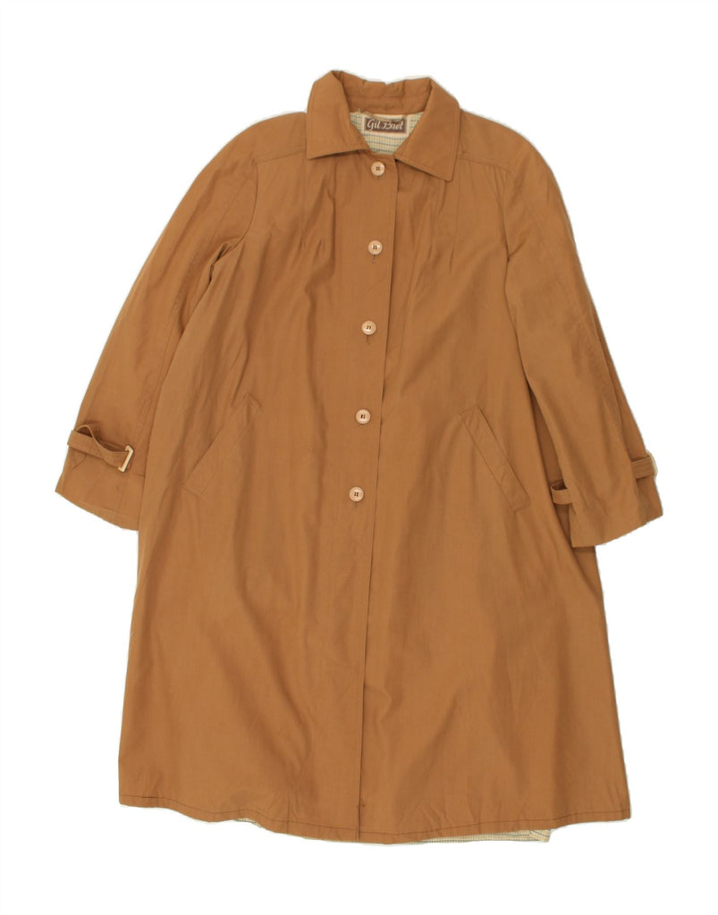VINTAGE Womens Overcoat UK 16 Large Brown | Vintage Vintage | Thrift | Second-Hand Vintage | Used Clothing | Messina Hembry 