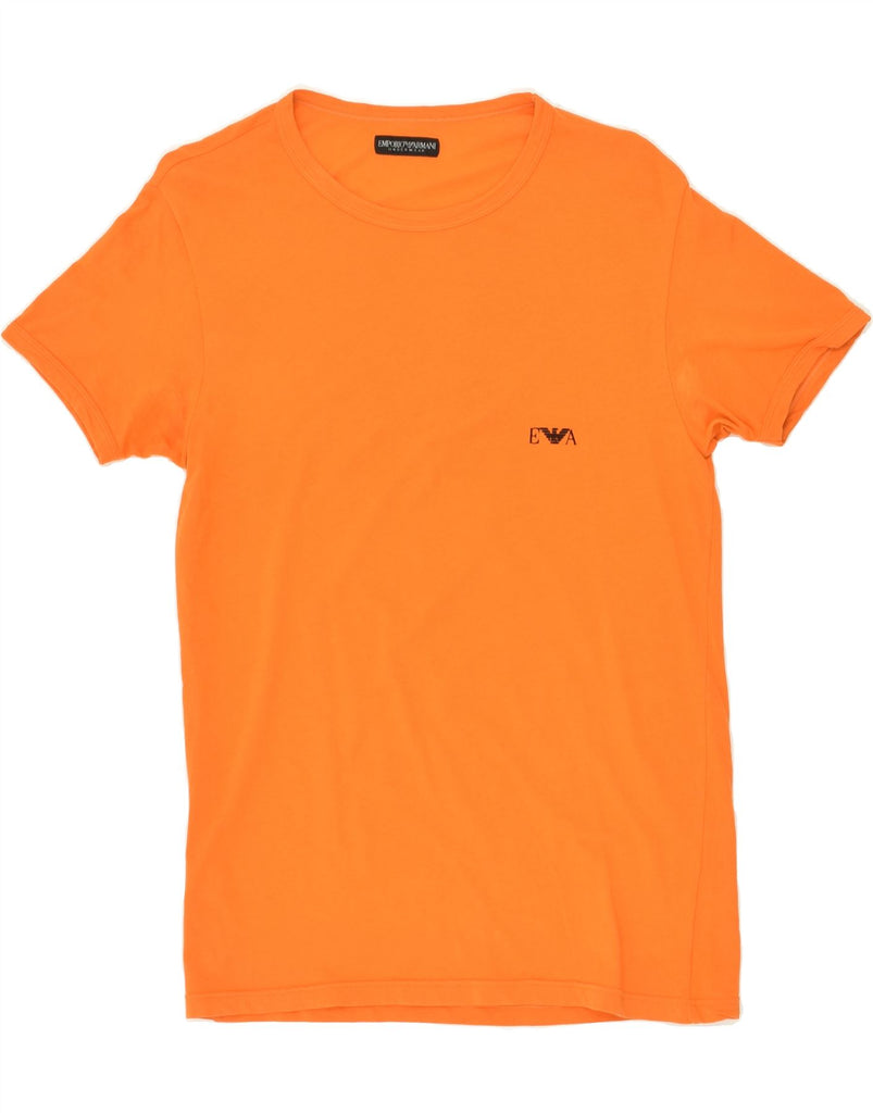 EMPORIO ARMANI Mens T-Shirt Top Small Orange | Vintage Emporio Armani | Thrift | Second-Hand Emporio Armani | Used Clothing | Messina Hembry 