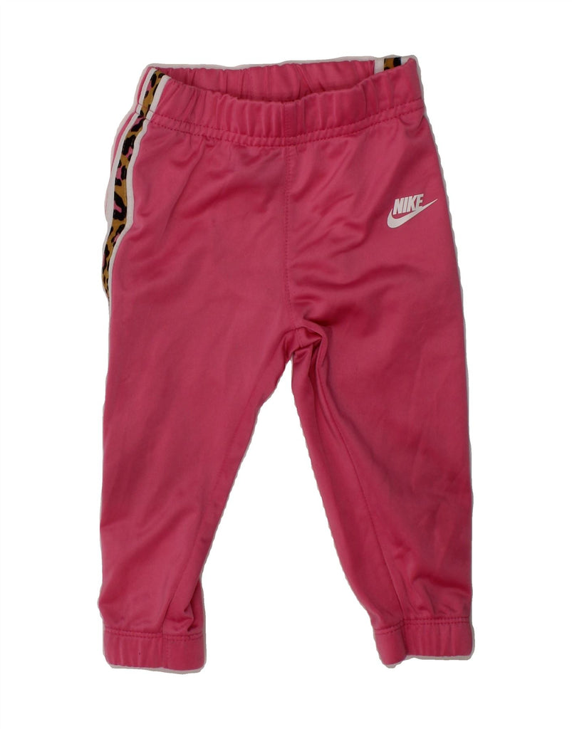 NIKE Baby Girls Joggers Tracksuit Trousers 9-12 Months  Pink Colourblock Vintage Nike and Second-Hand Nike from Messina Hembry 