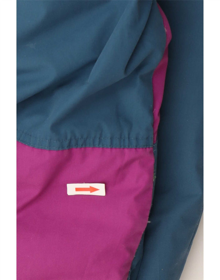 Astrolabio Mens Hooded Padded Jacket UK 38 Medium Green Colourblock
