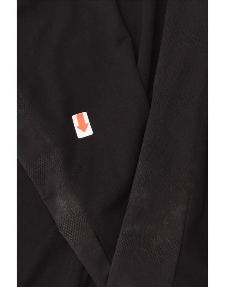 ADIDAS Mens Aeroready Zip Neck Pullover Tracksuit Top XL Black Polyester Vintage Adidas and Second-Hand Adidas from Messina Hembry 