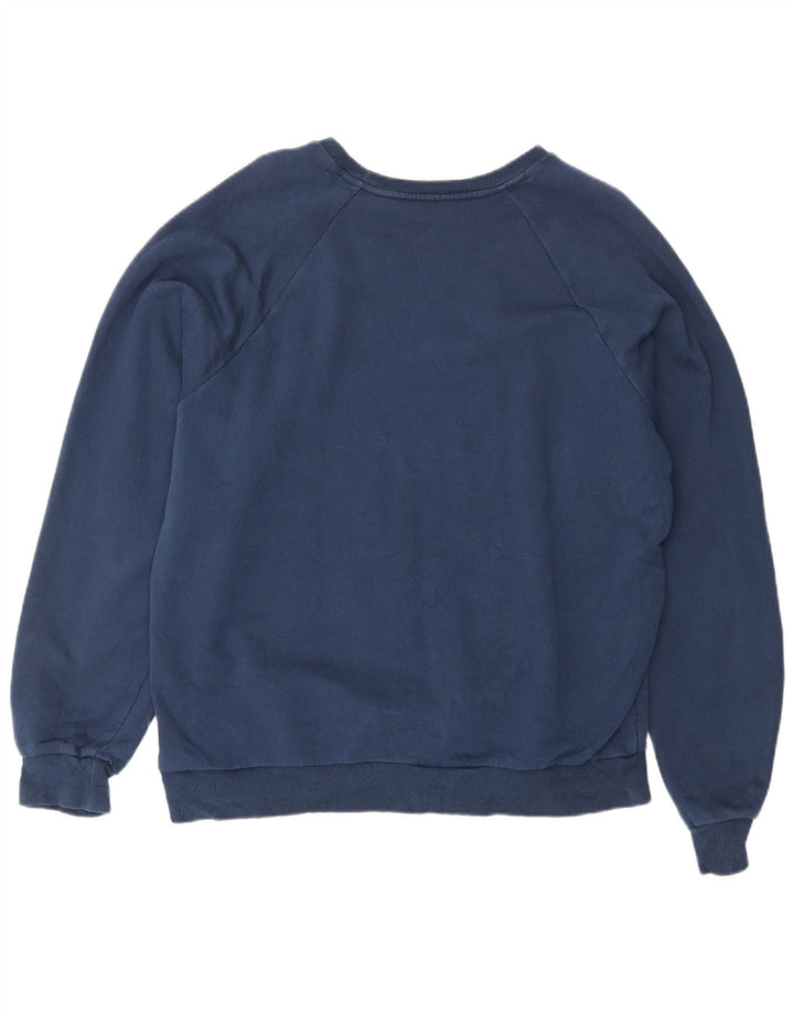 UNDER ARMOUR Womens Cold Gear Sweatshirt Jumper UK 16 Large Navy Blue