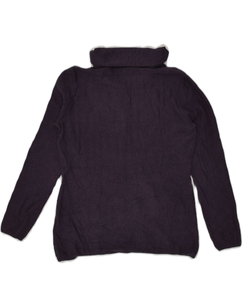 CALVIN KLEIN Womens Roll Neck Jumper Sweater UK 8 Small Purple Viscose | Vintage Calvin Klein | Thrift | Second-Hand Calvin Klein | Used Clothing | Messina Hembry 