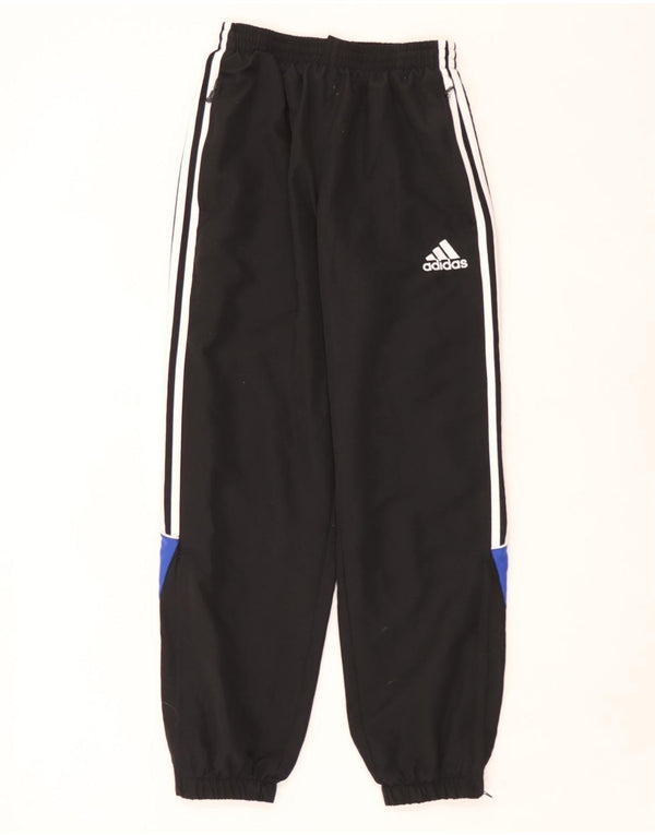 Adidas Mens Tracksuit Trousers Joggers UK 34/36 Small Black Colourblock