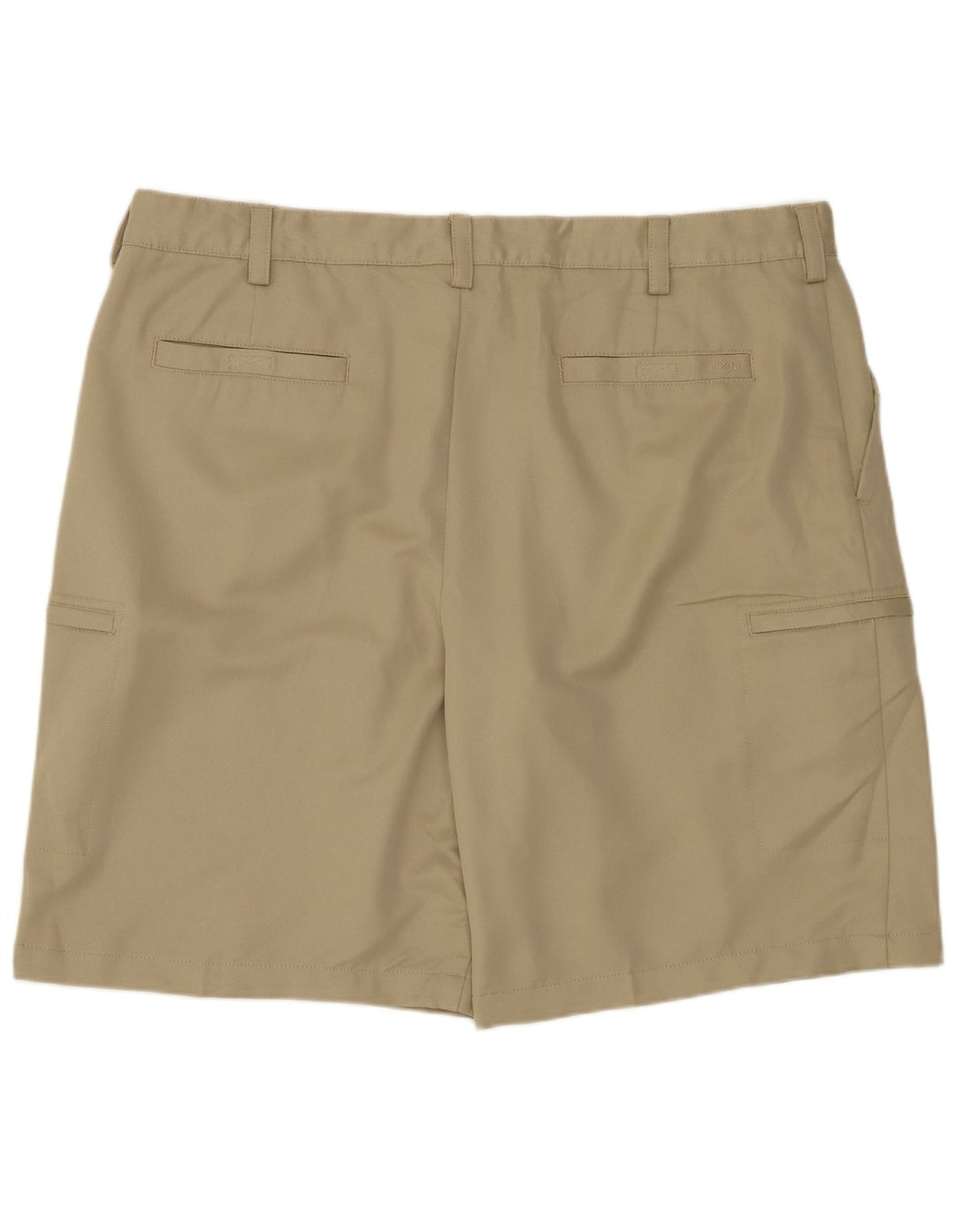 IZOD Mens Cargo Shorts W40 XL Beige Polyester