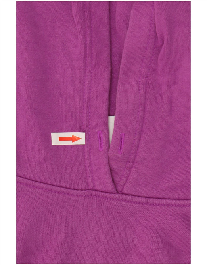 Adidas Mens Oversized Graphic Hoodie Jumper Medium Purple Cotton