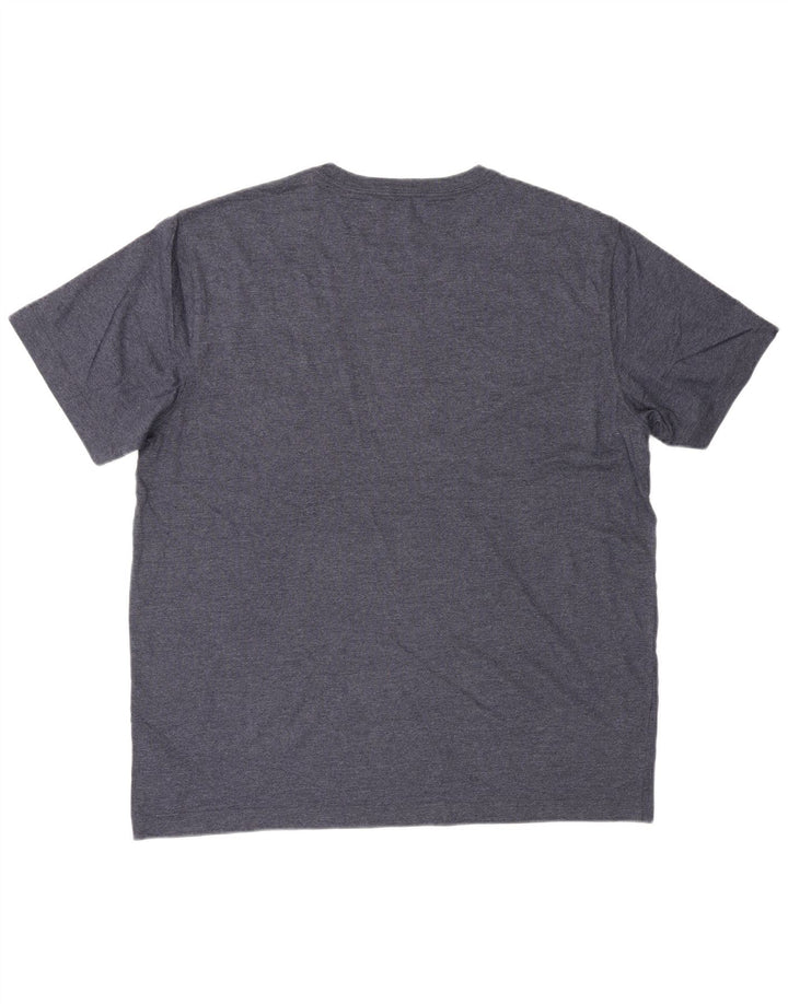 EDDIE BAUER Mens Graphic T-Shirt Top Large Navy Blue