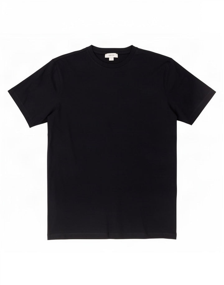 Reiss Mens T-Shirt Top Small Navy Blue Cotton