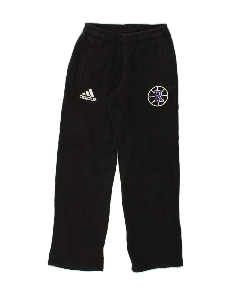 ADIDAS Boys Tracksuit Trousers 11-12 Years Black Cotton | Vintage Adidas | Thrift | Second-Hand Adidas | Used Clothing | Messina Hembry 