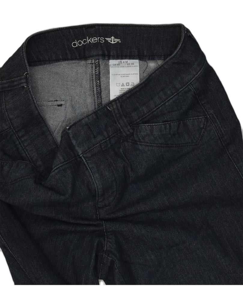 DOCKERS Womens Straight Jeans US 4 Small W30 Navy Blue Cotton | Vintage Dockers | Thrift | Second-Hand Dockers | Used Clothing | Messina Hembry 