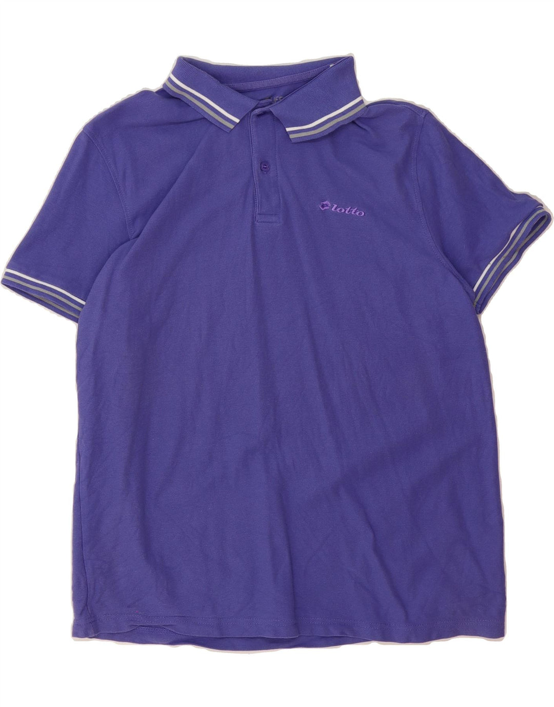 LOTTO Mens Polo Shirt XL Purple Vintage Lotto and Second-Hand Lotto from Messina Hembry 