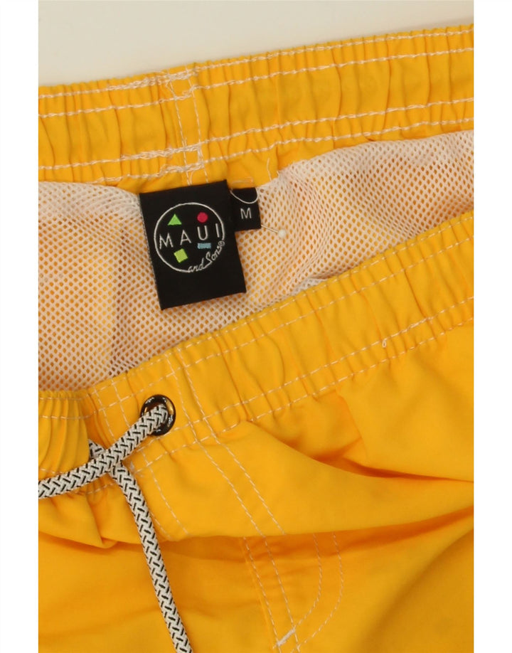 MAUI AND SONS Mens Swimming Shorts Medium  Yellow Polyester Vintage Maui and Sons and Second-Hand Maui and Sons from Messina Hembry 