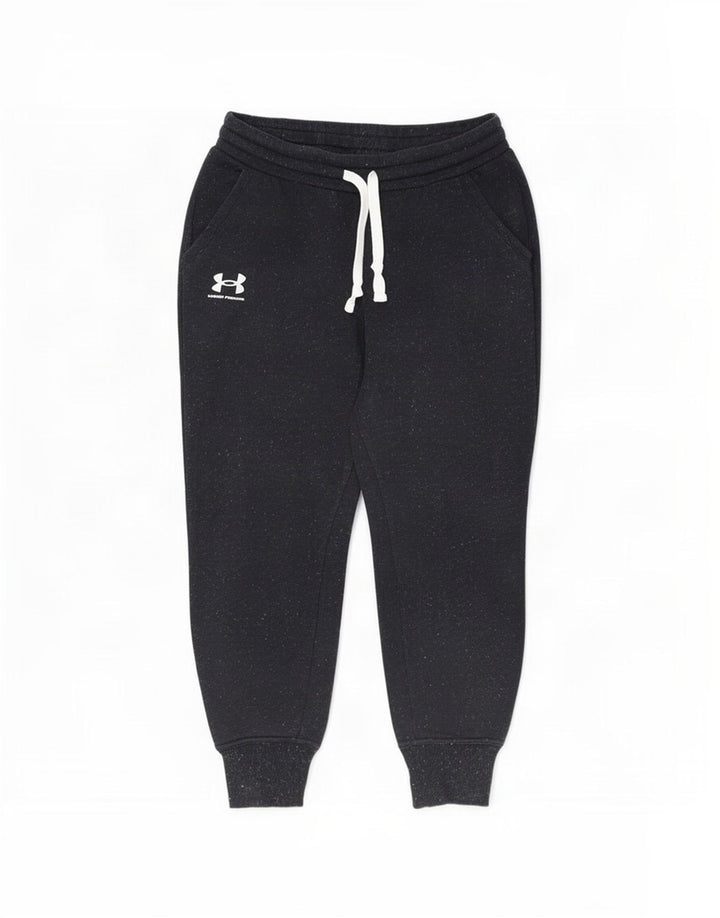 Under Armour Mens Tracksuit Trousers Joggers Medium Black Cotton