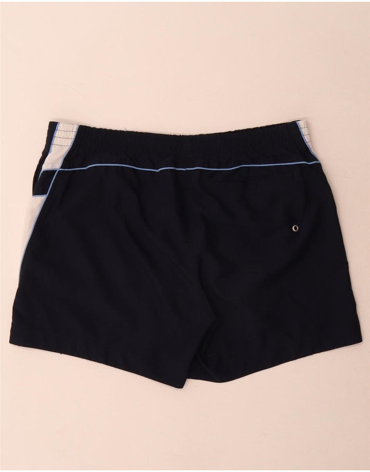 Champion Mens Graphic Swimming Shorts XL Navy Blue Colourblock Polyester