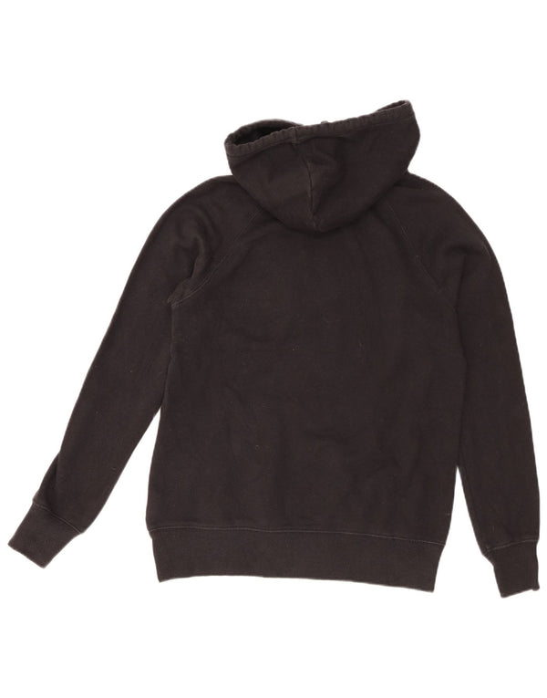The North Face Womens Graphic Hoodie Jumper UK 6 XS Black Cotton