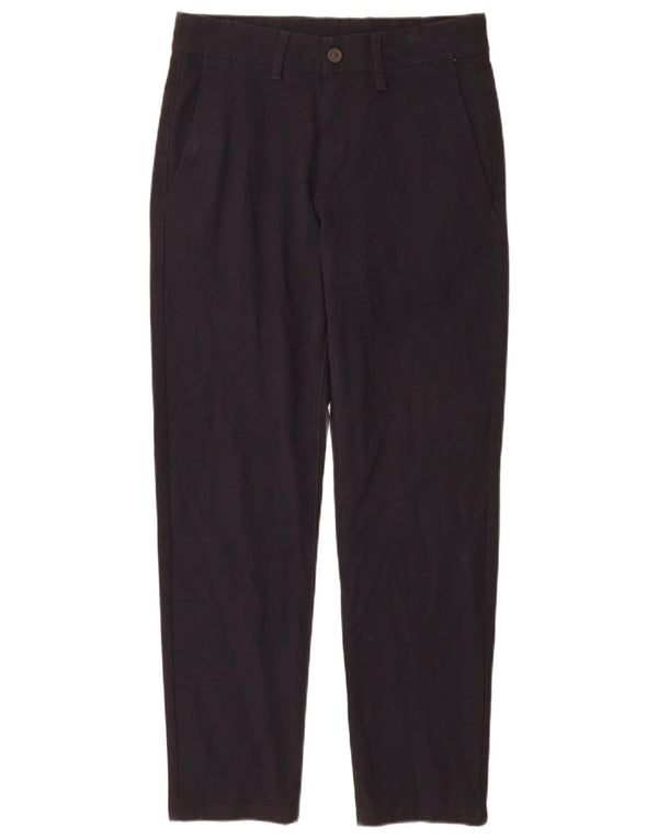 Zara Mens Tapered Chino Trousers EU 36 XS W29 L29 Navy Blue Polyester
