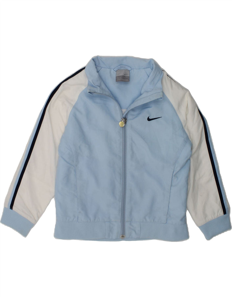 NIKE Boys Tracksuit Top Jacket 5-6 Years Medium Blue | Vintage Nike | Thrift | Second-Hand Nike | Used Clothing | Messina Hembry 