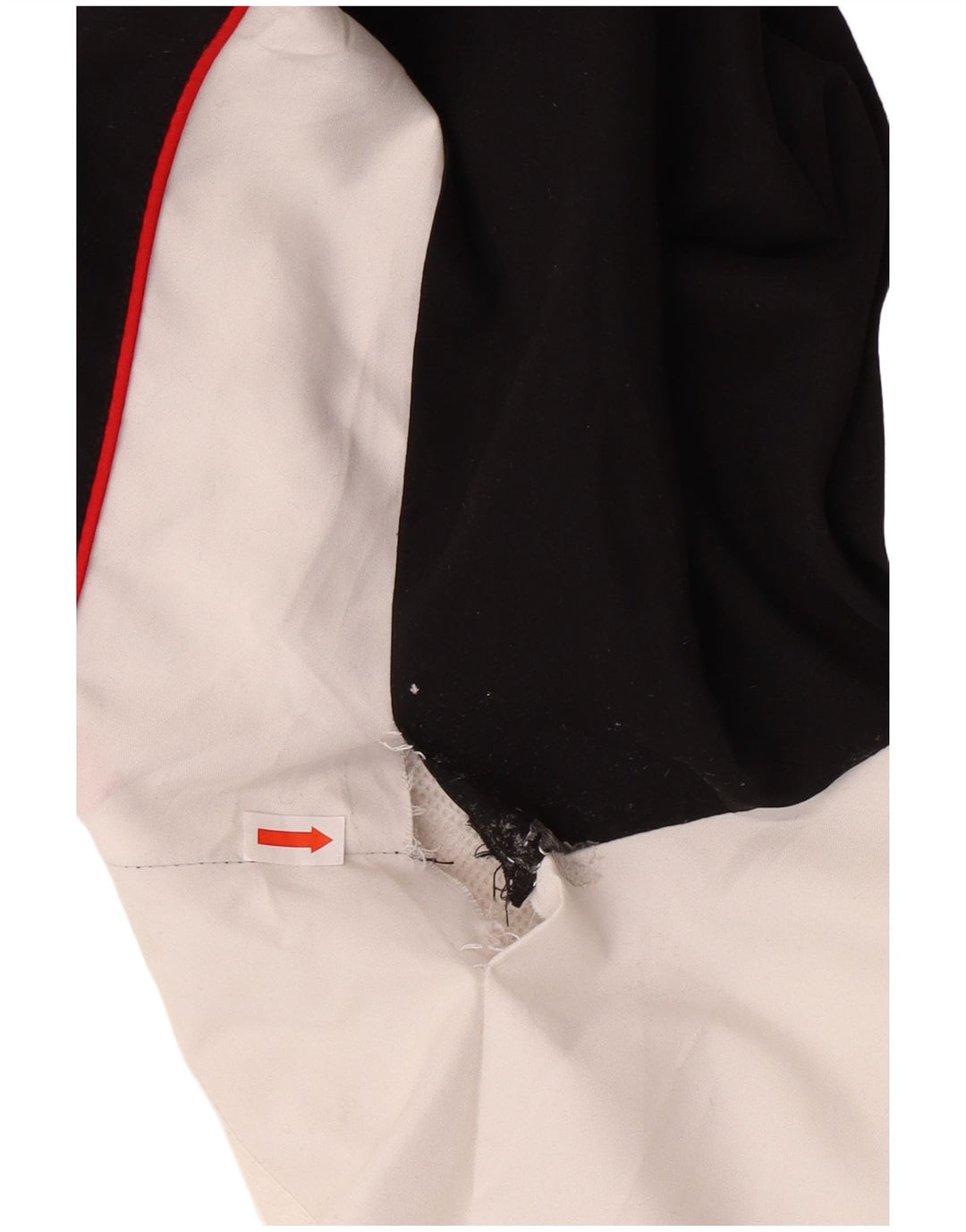 Fila Mens Tracksuit Top Jacket Large Off White Colourblock Polyester