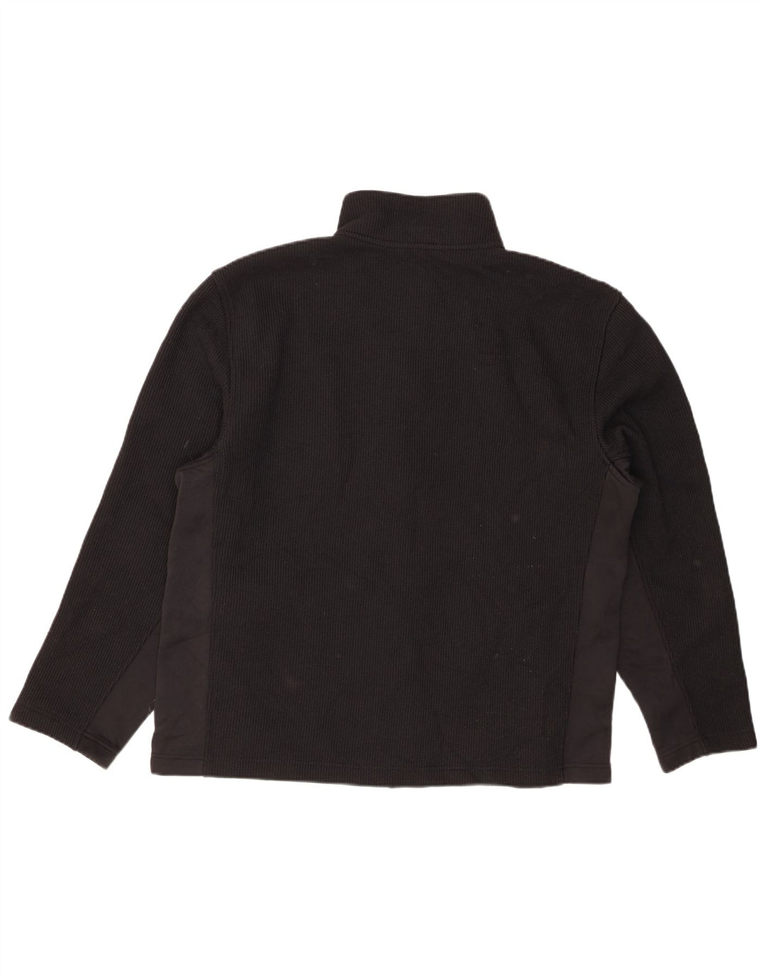 IZOD Mens Tracksuit Top Jacket Large Black Colourblock Polyester